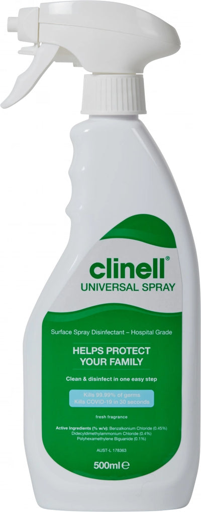 Clinell Disinfectant Spray 500ml (Hospital Grade)
