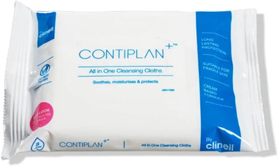 8/Pack Clinell Contiplan Wipes - Alcohol free