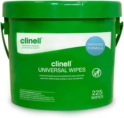 225/Bucket Clinell Universal Disinfectant Wipes