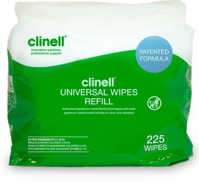225pcs Refill Clinell Universal Disinfectant Wipes