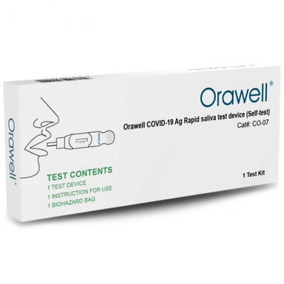 Orawell Covid-19 Antigen Rapid Oral Swab Single Test Kit exp. 01/2024