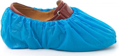 1000/Carton Shoe Covers PE Waterproof Heavy Duty - Carton of 1000