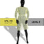 PP PE Disposable Clinical Medical Level 4  Isolation Gowns Elastic Cuff Non Sterile - Yellow